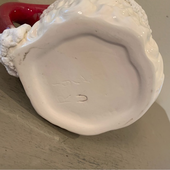 VTG 1965 Ceramic Santa Claus Face Christmas Mug - Picture 7 of 7